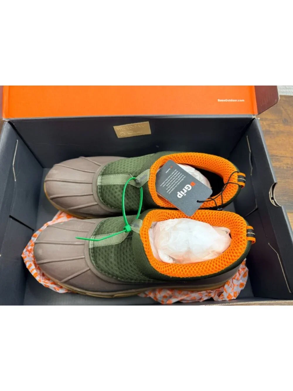 New Bass Outdoor Field Duck Low Slip-On Shoes Size 10 Waterproof